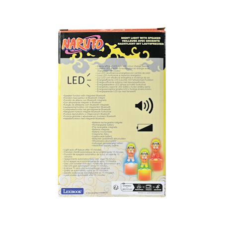 Veilleuse naruto en 3d avec lumière blanche douce Orange 5 - vertbaudet enfant 