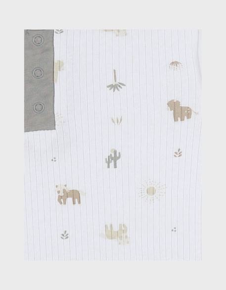 Pyjama jersey imprimé Beige 6 - vertbaudet enfant 