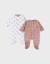 Lot de 2 pyjamas bébé velours Rose 1 - vertbaudet enfant 