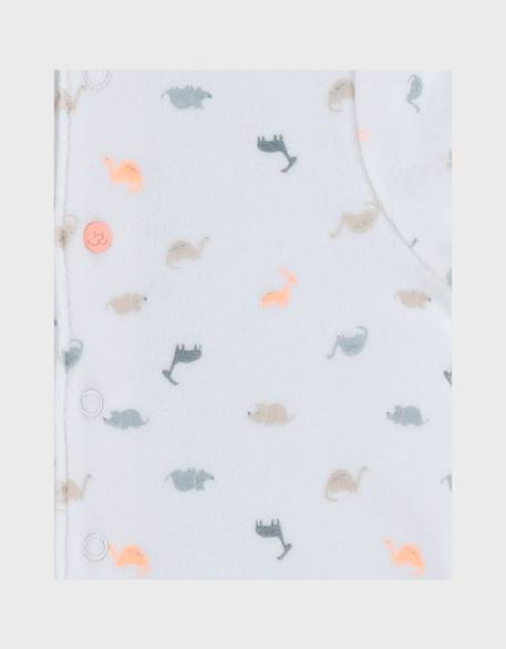 Lot de 2 pyjamas bébé en velours Bleu 6 - vertbaudet enfant 