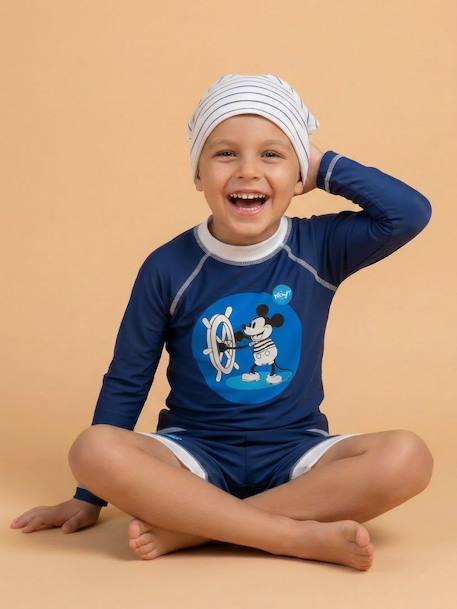 Bandana de plage anti-uv Blanc+Blanc / bleu+Bleu marine+Kaki+Turquoise 2 - vertbaudet enfant 