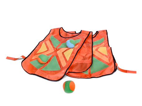 Attrapez les balles avec gilets - jeu de lancer pour enfants plein air Multicolore 5 - vertbaudet enfant 