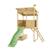Cabane sur pilotis avec toboggan cimes bois fsc® Marron - vert 2 - vertbaudet enfant 