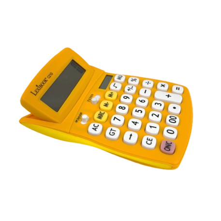 Calculatrice de bureau jaune 10 chiffres avec écran à angle ajustable Jaune 4 - vertbaudet enfant 