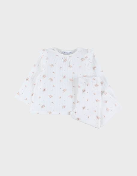 Pyjama bébé coton fantaisie Blanc 2 - vertbaudet enfant 
