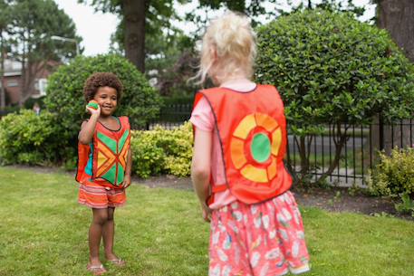 Attrapez les balles avec gilets - jeu de lancer pour enfants plein air Multicolore 2 - vertbaudet enfant 