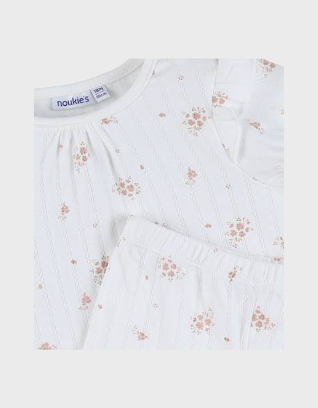 Pyjama bébé coton fantaisie Blanc 6 - vertbaudet enfant 