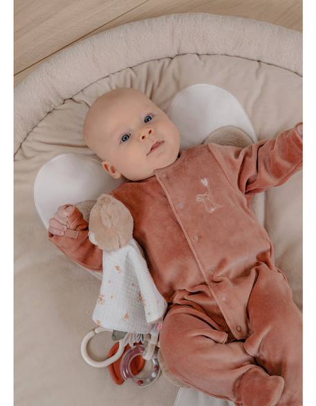 Lot de 2 pyjamas bébé velours Rose 2 - vertbaudet enfant 