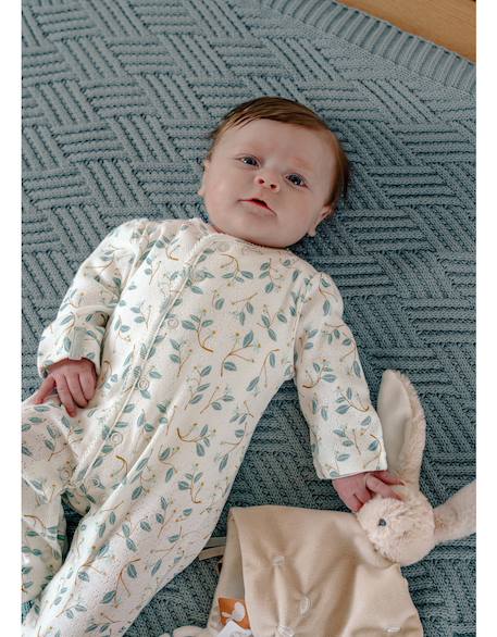 Pyjama bébé coton imprimé Blanc 3 - vertbaudet enfant 