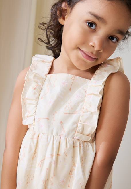 Bébé-Robe bébé en popeline poésie d'été