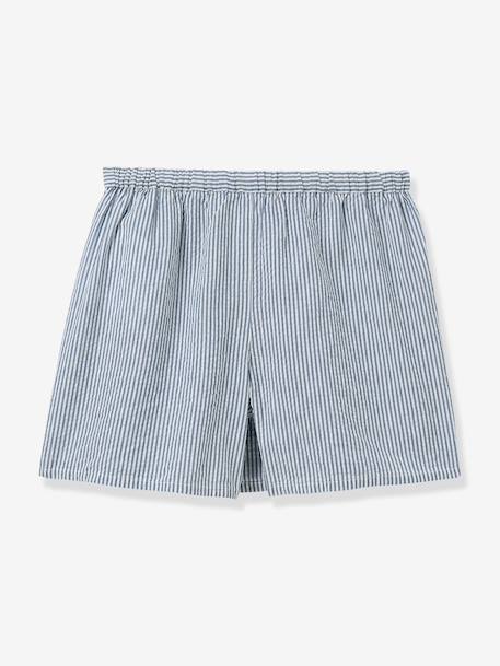 Jupe short fille rayé bleu 3 - vertbaudet enfant 