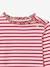 T-shirt manches longues rayé rouge 3 - vertbaudet enfant 