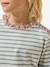 T-shirt manches longues marinière rose clair 6 - vertbaudet enfant 