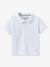 Polo piqué uni bébé blanc 1 - vertbaudet enfant 