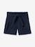 Short fille taille ceinturée marine+rose pâle 1 - vertbaudet enfant 