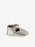 Chaussons bébé cuir blanc+or 10 - vertbaudet enfant 