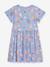 Robe en jersey à imprimé fluo et glace, fille DANAMADE bleu ciel 2 - vertbaudet enfant 