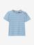 Tee shirt marinière fille bleu clair 1 - vertbaudet enfant 