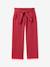 Pantalon ceinturé fille grenadine+marine 1 - vertbaudet enfant 