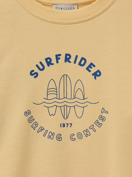 Sweat surf garçon jaune 5 - vertbaudet enfant 