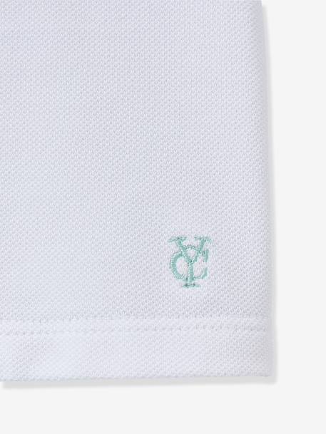 Polo piqué uni bébé blanc 2 - vertbaudet enfant 