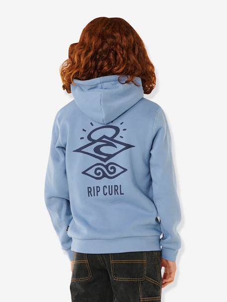 Sweat à capuche garçon bleu grisé 3 - vertbaudet enfant 