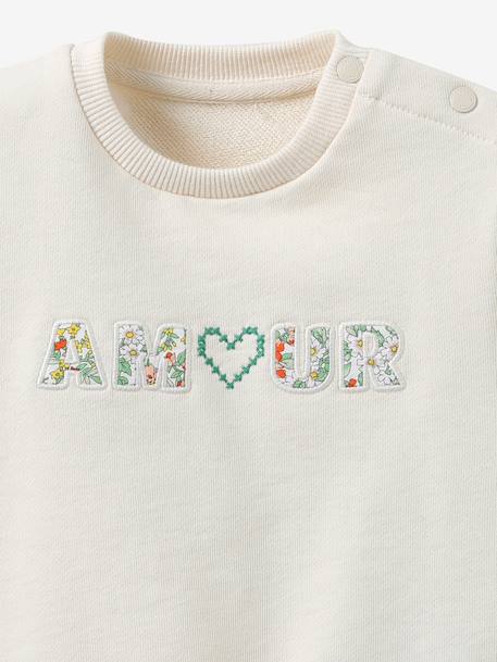 Sweat bébé vert clair 3 - vertbaudet enfant 