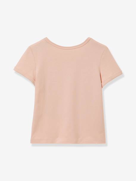 Tee shirt fille motif joie vert clair 2 - vertbaudet enfant 