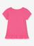 T-shirt motif sequins fille DANAMADE, inscription dorée rose 2 - vertbaudet enfant 