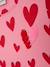 Robe en jersey à imprimé cœurs et sequins fille DANAMADE rose dragée 3 - vertbaudet enfant 