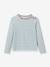 T-shirt manches longues marinière rose clair 1 - vertbaudet enfant 