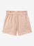 Short fille taille ceinturée marine+rose pâle 4 - vertbaudet enfant 