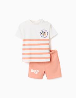 T-shirt en coton + short avec bluey  - vertbaudet enfant