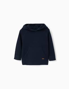 -Pull en maille avec capuche b&s