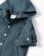 Chemise à manches longues en lin et coton avec capuche Bleu 4 - vertbaudet enfant 
