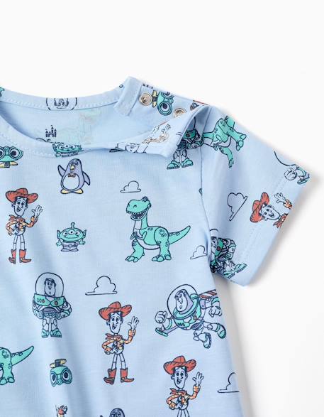 Combinaison en coton avec motif toy story Bleu clair 3 - vertbaudet enfant 