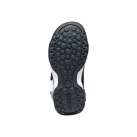 Sandales en cuir à scratch Denim   noir 5 - vertbaudet enfant 