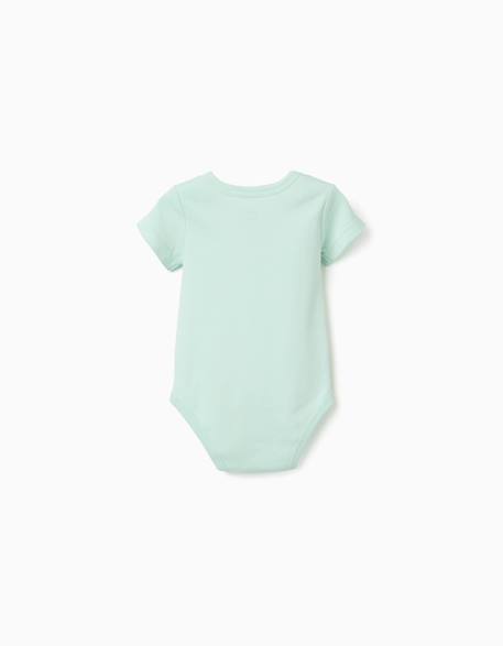 4 bodies en coton avec motif de fraise Multicolore 3 - vertbaudet enfant 