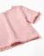 T-shirt en maille avec bordure en crochet Blanc+Rose clair 6 - vertbaudet enfant 