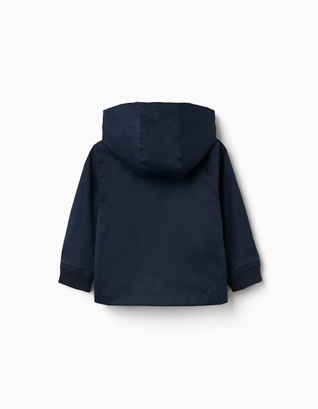 Veste avec doublure et capuche amovible Bleu 3 - vertbaudet enfant 