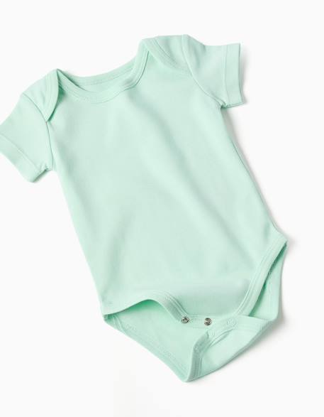 4 bodies en coton avec motif de fraise Multicolore 2 - vertbaudet enfant 
