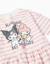 Robe en coton à rayures et imprimé kuromi Rose clair 3 - vertbaudet enfant 