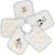 Lot de 5 bavoirs mickey coton Vert 1 - vertbaudet enfant 