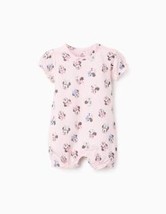Combishort en coton avec motif minnie  - vertbaudet enfant