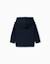Pull en maille avec capuche b&s Bleu 2 - vertbaudet enfant 
