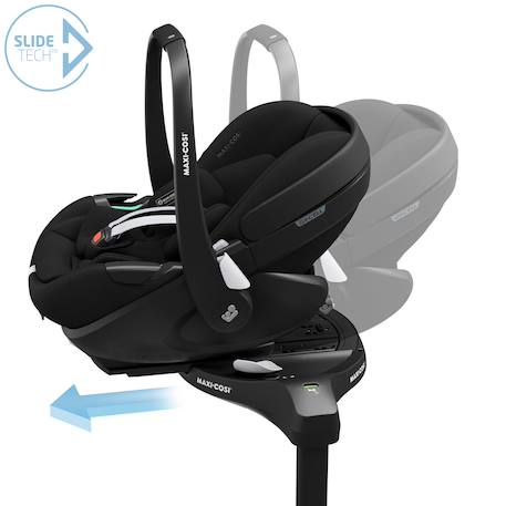 Siège auto bébé i-size pivotant et coulissant pebble 360 pro² Twillic black+Twillic graphite+Twillic green+Twillic truffle 3 - vertbaudet enfant 