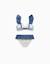Maillot de bain 2 pièces avec motif floral et volants you&me Beige clair 2 - vertbaudet enfant 