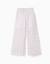 Pantalon en popeline à jambe large avec motif floral Blanc 2 - vertbaudet enfant 