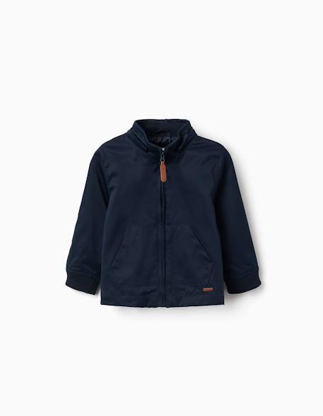Veste avec doublure et capuche amovible Bleu 2 - vertbaudet enfant 