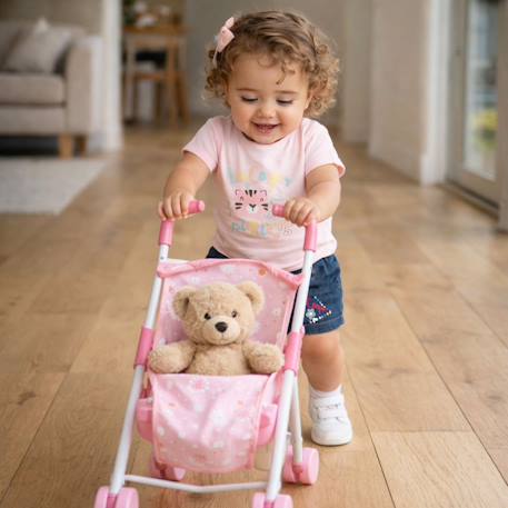 Ensemble bébé fille t-shirt et short à motif Bleu+Rose 8 - vertbaudet enfant 